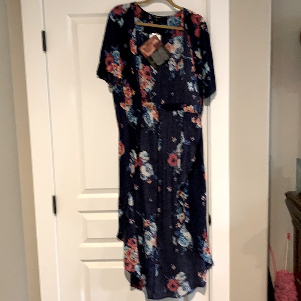 IMAN High Low Duster